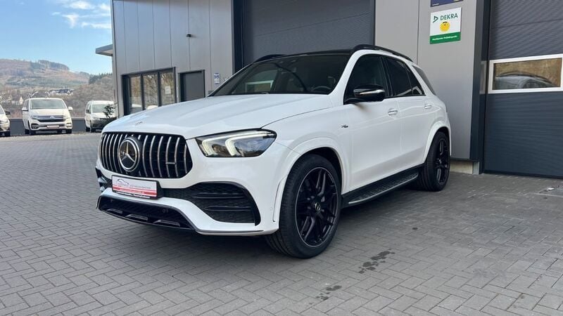 Weiß Gebraucht 2023 Mercedes GLE53 AMG AMG SUV | 86.990 € (Superpreis) - Bild 1/4