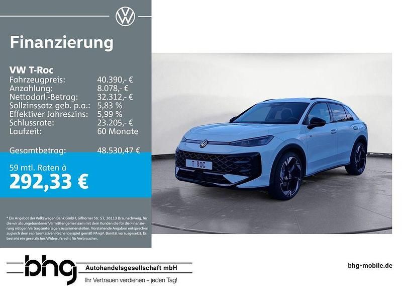 Gebraucht VW T-Roc R-line 150 PS (110 kW) 2026 Weiß SUV