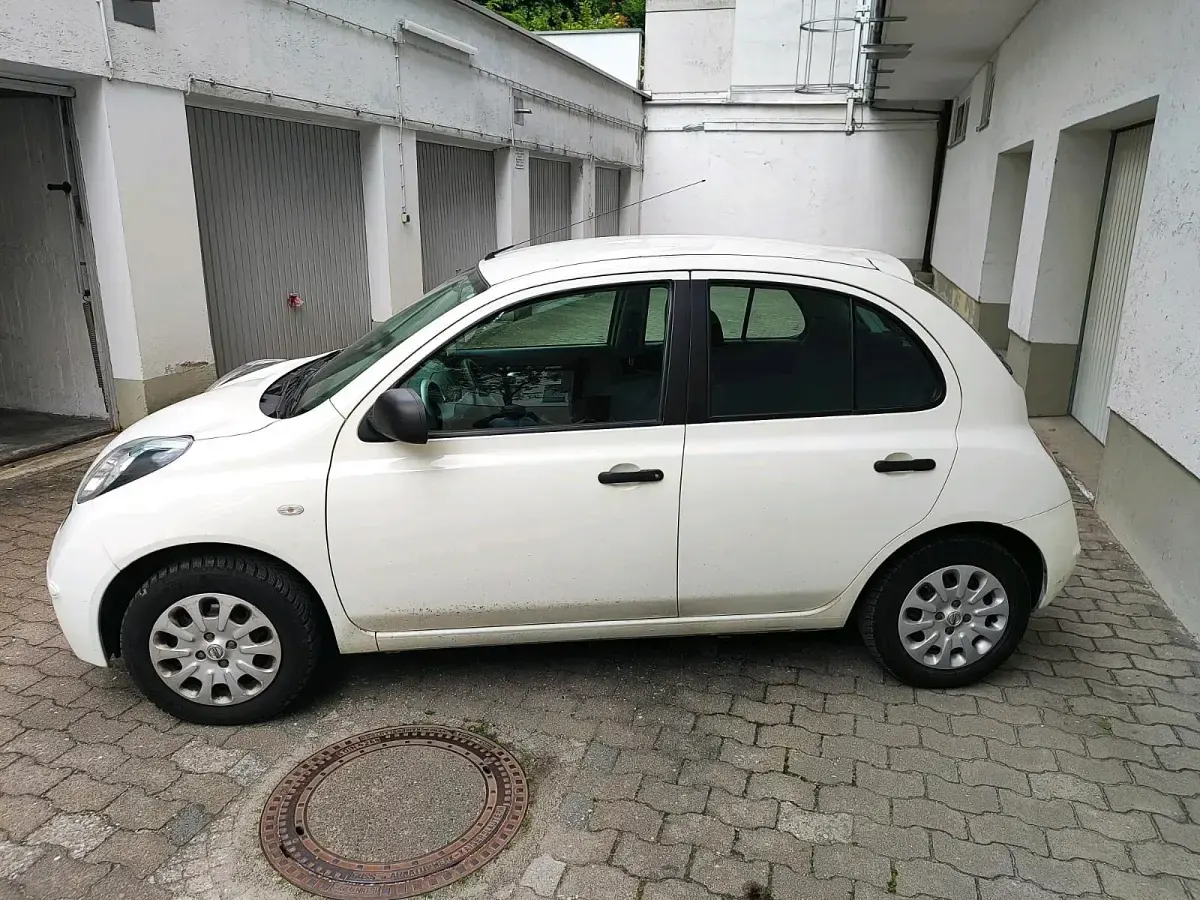 Gebraucht Nissan Micra Visia 65 PS (47 kW) 2010 Weiß Kleinwagen
