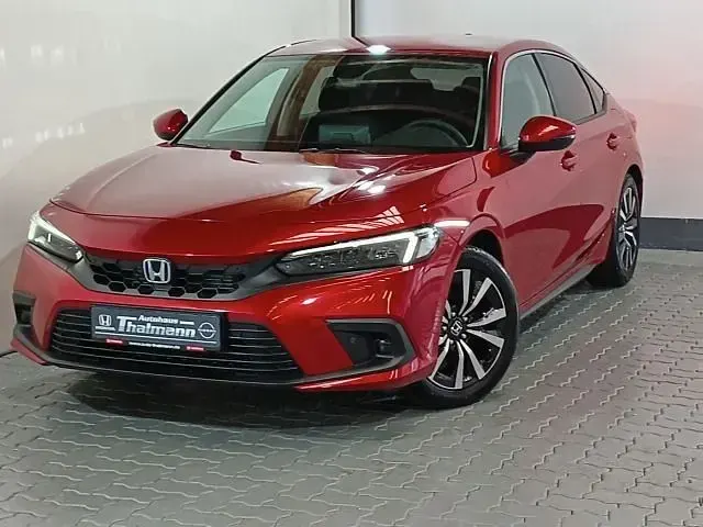 Neu Honda Civic Elegance 143 PS (105 kW) 2025 Rot Limousine
