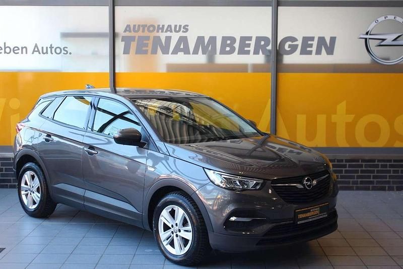 Mondstein grau (metallic) Gebraucht 2021 Opel Grandland X Edition SUV | 21.400 € (Fairer Preis) - Bild 1/4