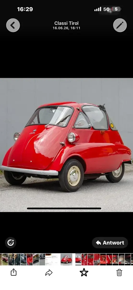 Gebraucht BMW Isetta 12 PS (8 kW) 1956 Rot Coupé