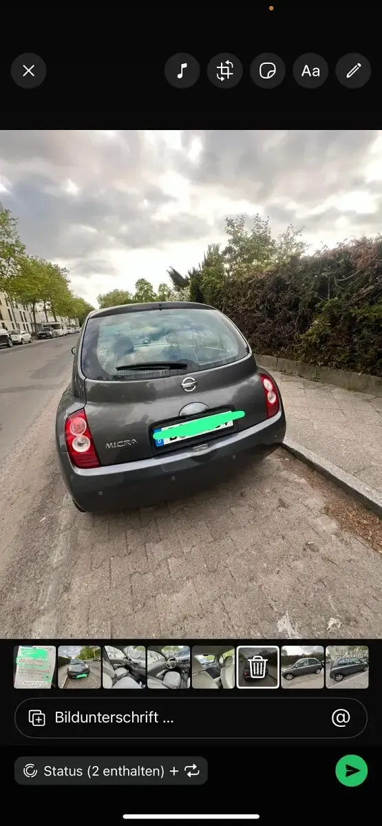 Gebraucht Nissan Micra 65 PS (47 kW) 2004 Grau Kleinwagen