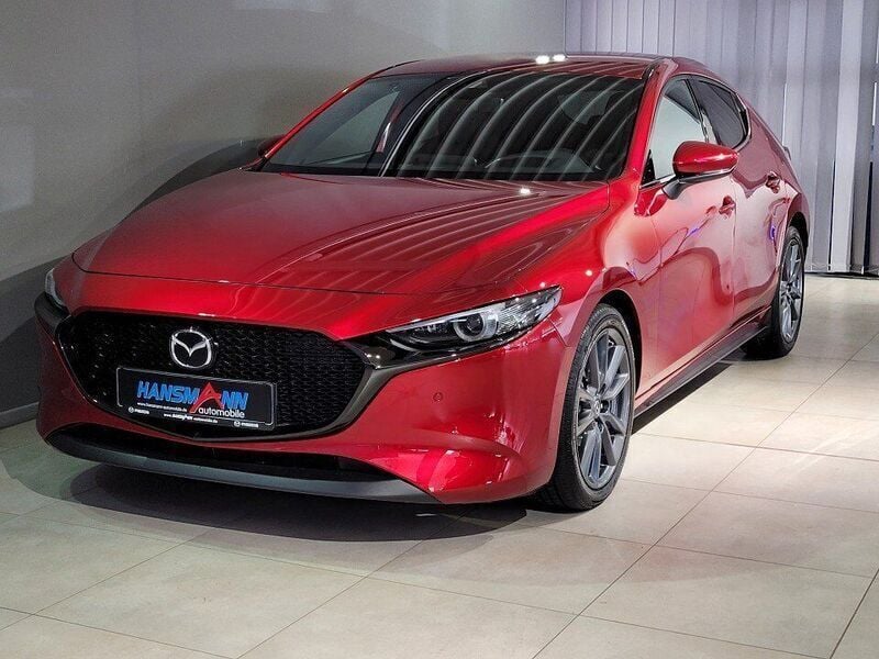 Magmarot Gebraucht 2021 Mazda 3 Selection Limousine | 21.980 € (Fairer Preis) - Bild 1/4