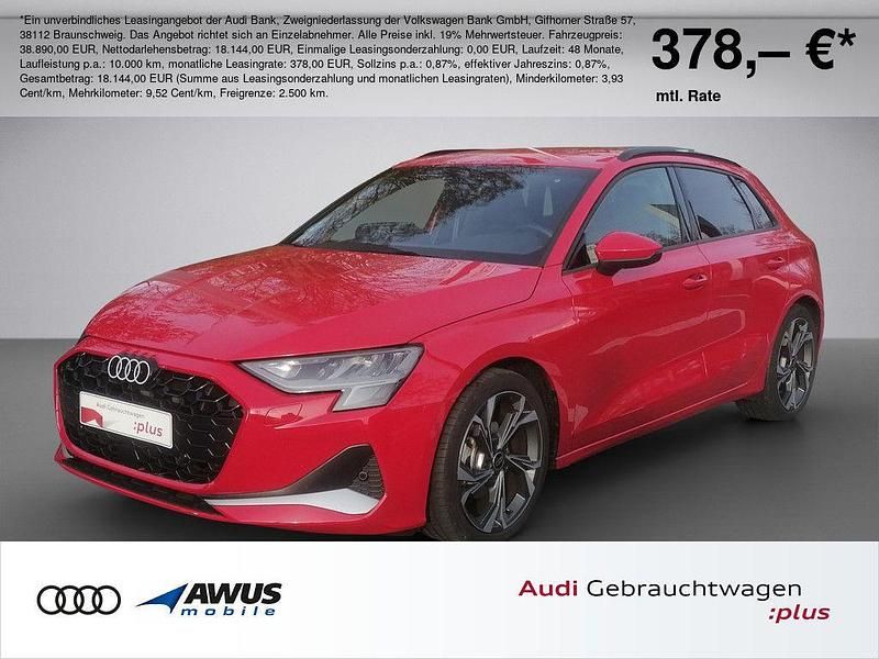 Gebraucht Audi A3 Advanced 150 PS (110 kW) 2024 Rot / progressivrot (metallic) Limousine