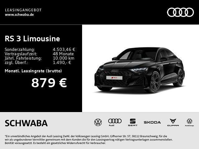 Neu Audi RS3 Sport 400 PS (294 kW) 2026 Schwarz Limousine