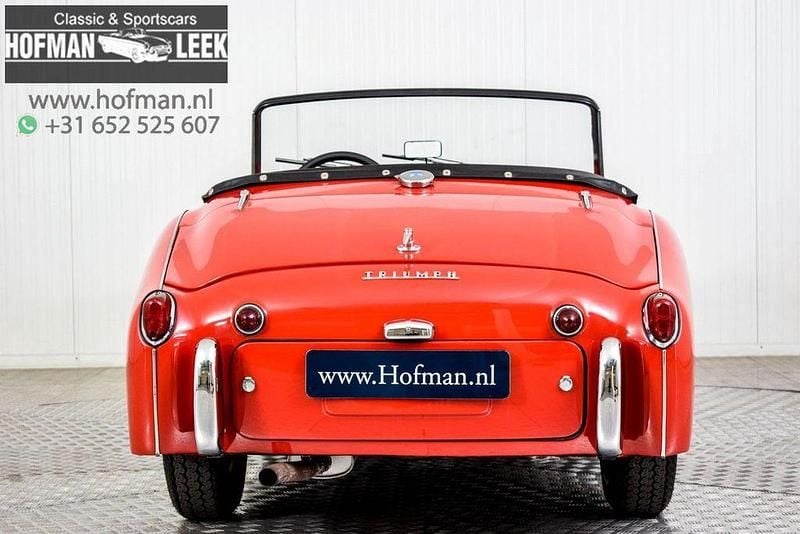 Usata Triumph TR3 1959 Rosso Cabrio