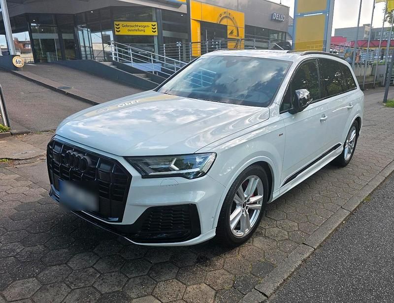 Weiß Gebraucht 2023 Audi Q7 S-Line SUV | 58.500 € (Superpreis) - Bild 1/4