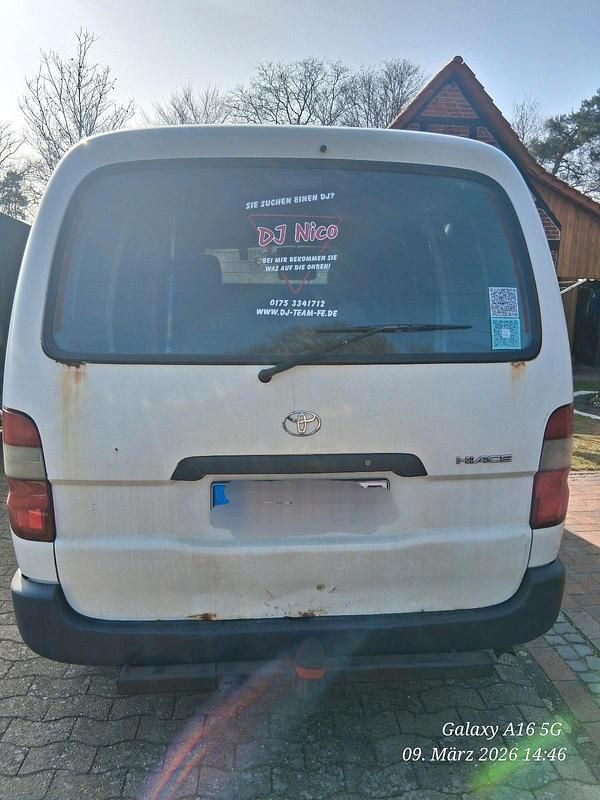 Gebraucht Toyota HiAce 116 PS (85 kW) 2007 Weiß Van / Kleinbus
