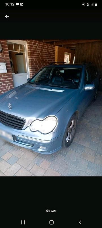 Blau Gebraucht 2005 Mercedes C220 Avantgarde Kombi | 999 € (Superpreis) - Bild 1/4