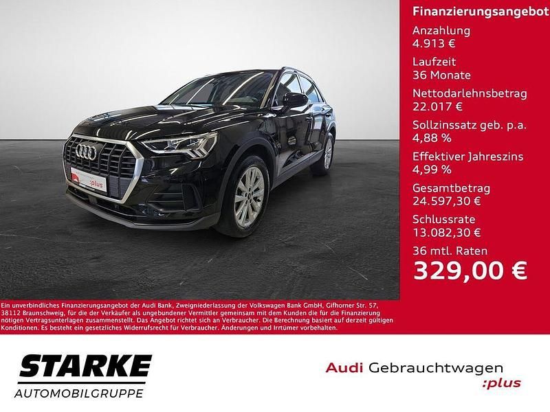 Mythosschwarz metallic Gebraucht 2022 Audi Q3 SUV | 25.940 € (Superpreis) - Bild 1/4