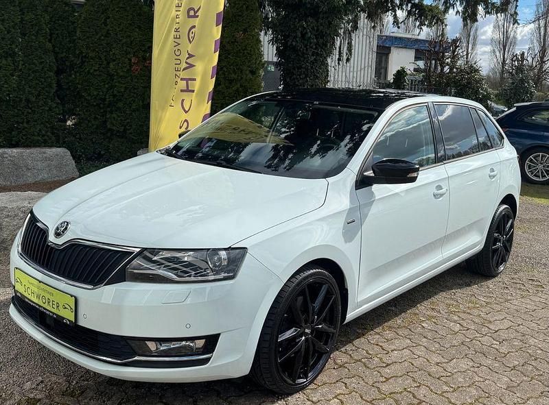 Gebraucht Skoda Rapid Clever 116 PS (85 kW) 2017 Weiß Kleinwagen