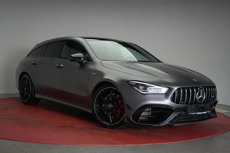 Grau Gebraucht 2021 Mercedes CLA45 AMG Shooting Brake AMG Kombi | 39.490 € (Fairer Preis) - Bild 1/4