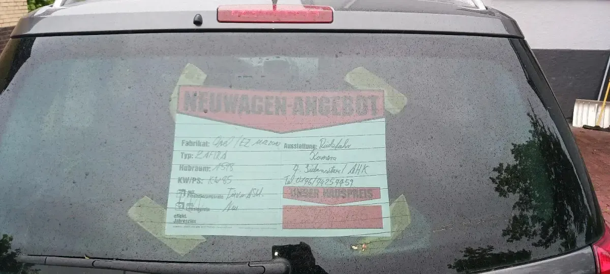 Gebraucht Opel Zafira 116 PS (85 kW) 2010 Van / Kleinbus