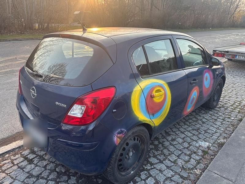 Gebraucht Opel Corsa 60 PS (44 kW) 2009 Blau Kleinwagen