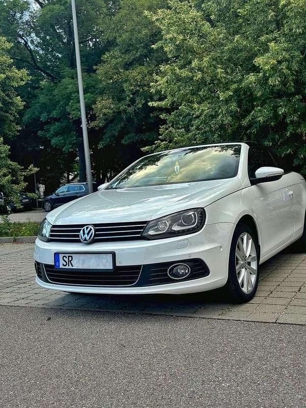 Weiß Gebraucht 2012 VW Eos Sportline Cabrio | 9.000 € (Fairer Preis) - Bild 1/4