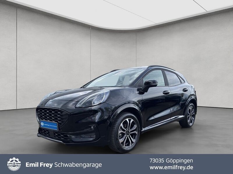 Schwarz agate black metallic Gebraucht 2024 Ford Puma ST-Line X SUV | 23.470 € (Guter Preis) - Bild 1/4