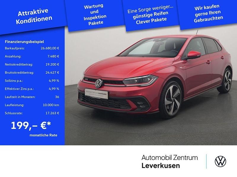 Schwarz / kings red (metallic) Gebraucht 2024 VW Polo GTI Kleinwagen | 26.680 € (Fairer Preis) - Bild 1/4