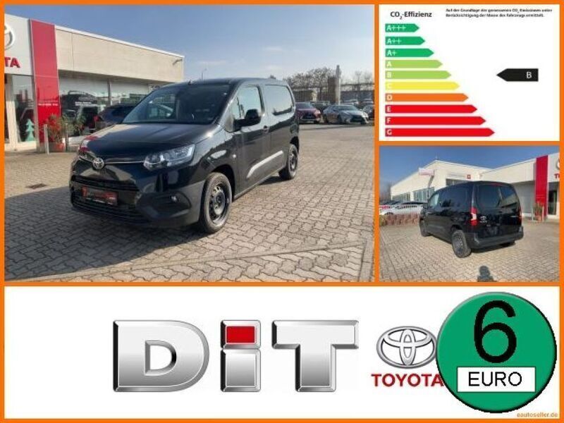 Graphitschwarz Gebraucht 2022 Toyota Proace City Van | 26.590 € (Teuer) - Bild 1/4