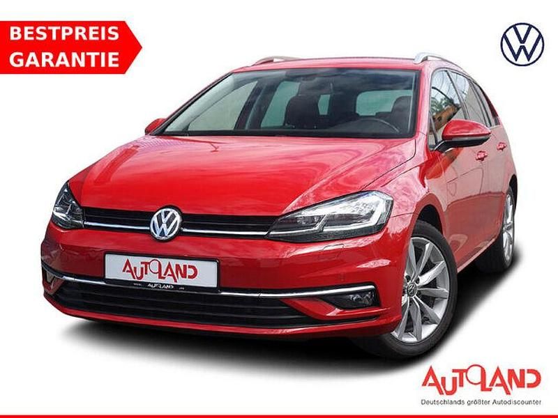 Rot Gebraucht 2019 VW Golf VII Comfortline Kombi | 18.990 € (Fairer Preis) - Bild 1/4