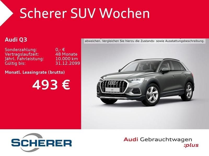 Chronosgrau metallic (metallic) Gebraucht 2025 Audi Q3 Ambiente SUV | 37.260 € (Fairer Preis) - Bild 1/3