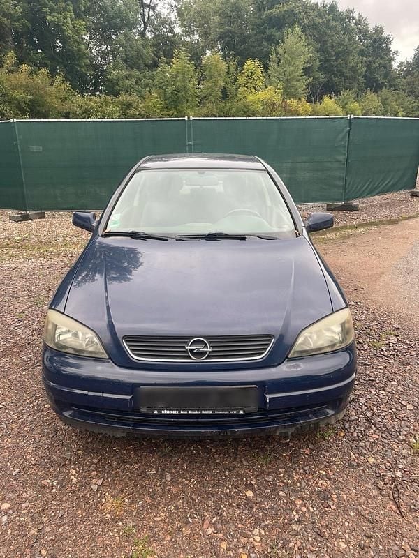Blau Gebraucht 2003 Opel Astra Coupé | 500 € (Superpreis) - Bild 1/4