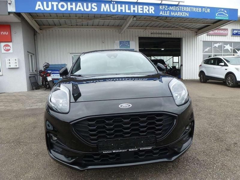 Agate black Gebraucht 2024 Ford Puma ST-Line SUV | 21.200 € - Bild 1/4