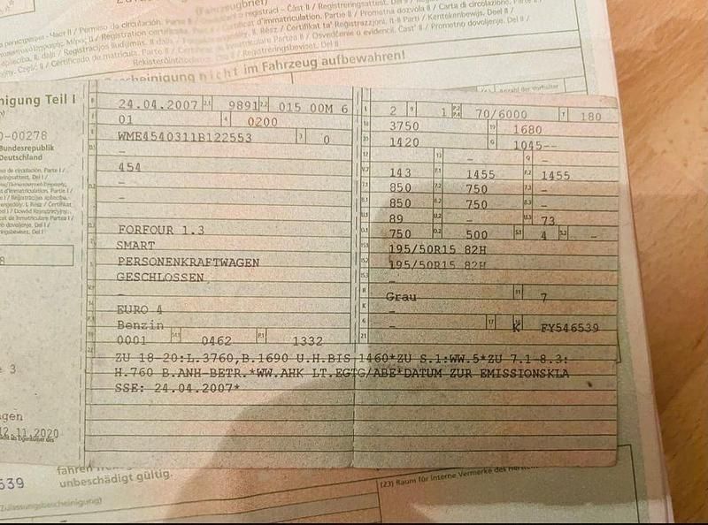 Gebraucht Smart ForFour Passion 95 PS (69 kW) 2007 Schwarz Kleinwagen