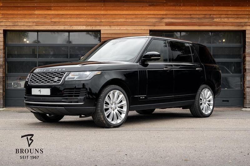 Ebony back metallic Gebraucht 2018 Land Rover Range Rover Autobiography SUV | 65.950 € (Fairer Preis) - Bild 1/4