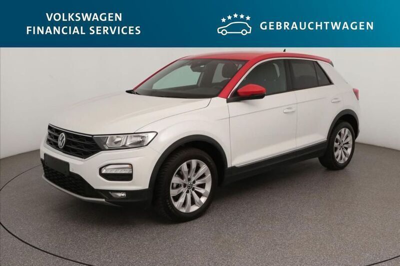 Pure white Gebraucht 2021 VW T-Roc Sportline SUV | 24.990 € (Guter Preis) - Bild 1/4