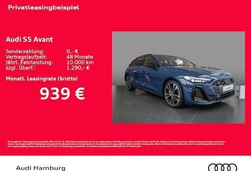 Neu Audi S5 Ambiente 367 PS (269 kW) 2025 Blau Kombi