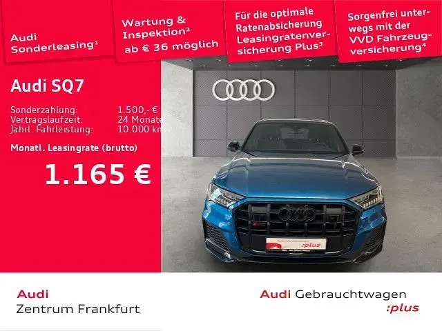 Gebraucht Audi SQ7 Competition 507 PS (372 kW) 2023 Atollblau met. SUV