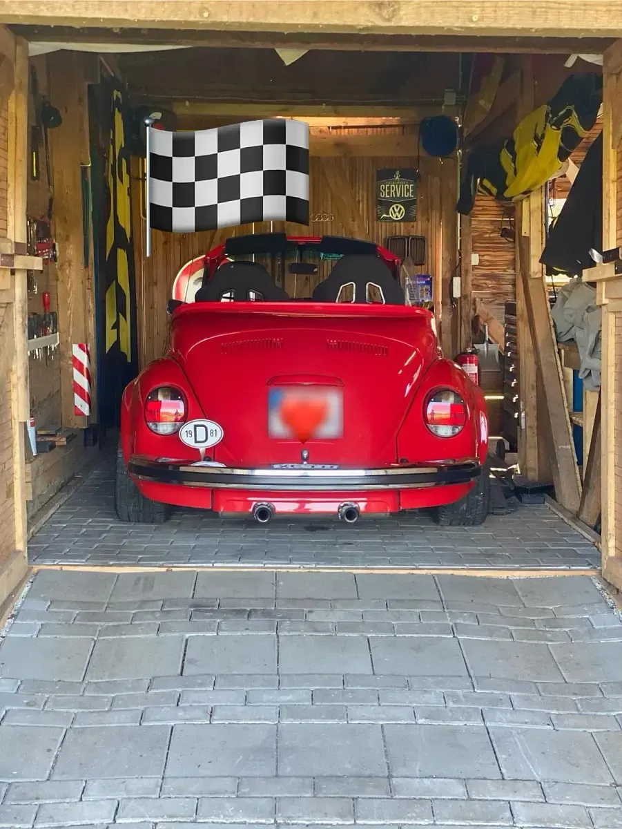 Gebraucht VW Käfer 95 PS (69 kW) 1981 Rot Cabrio