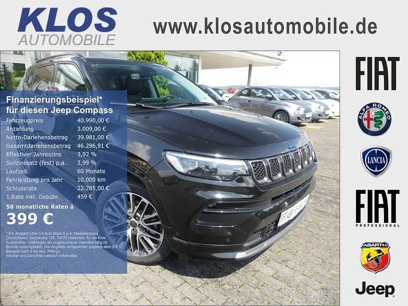 Schwarz Neu 2025 Jeep Compass Summit SUV | 40.990 € (Fairer Preis) - Bild 1/4