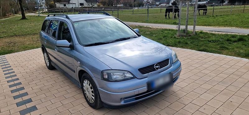Gebraucht Opel Astra 105 PS (77 kW) 2003 Blau Kombi