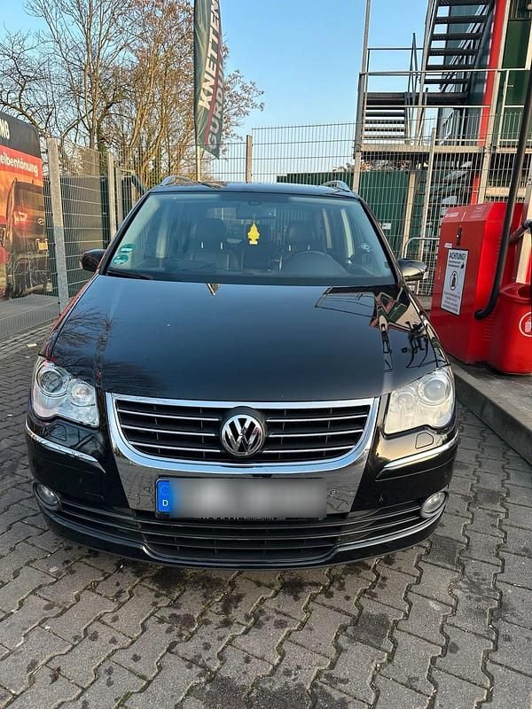 Gebraucht VW Touran 140 PS (102 kW) 2008 Schwarz Van / Kleinbus