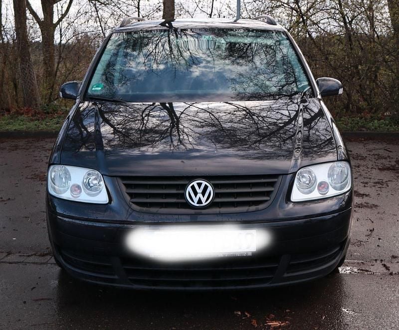 Gebraucht VW Touran 105 PS (77 kW) 2005 Schwarz Van / Kleinbus