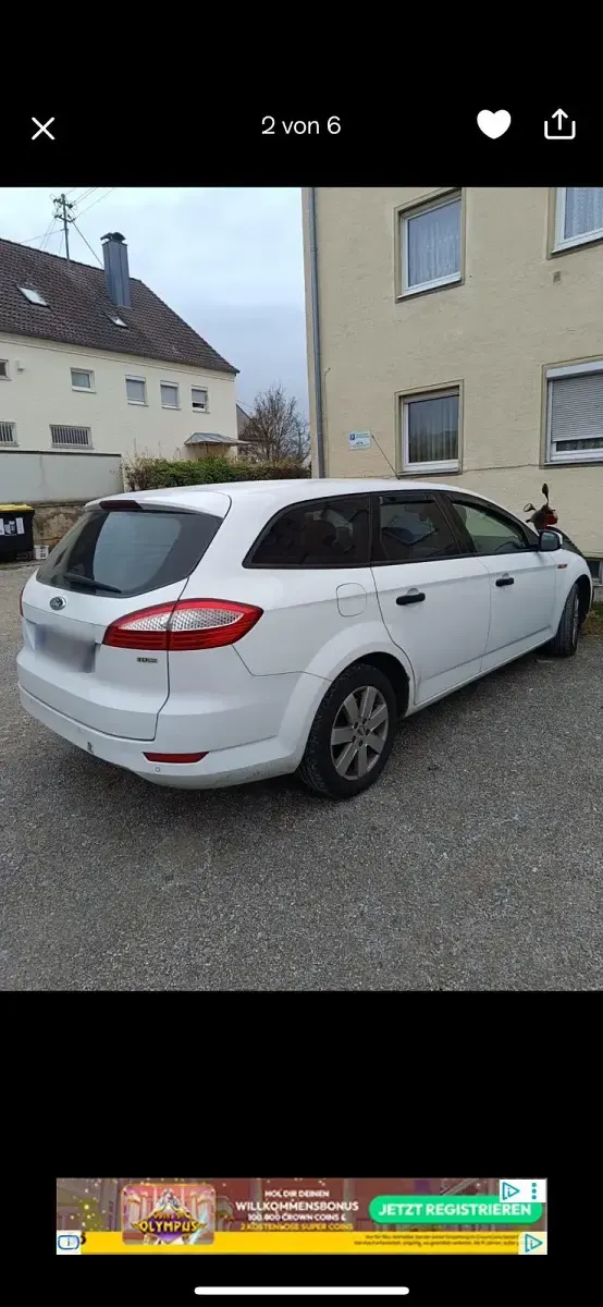 Gebraucht Ford Mondeo 150 PS (110 kW) 2009 Weiß Kombi