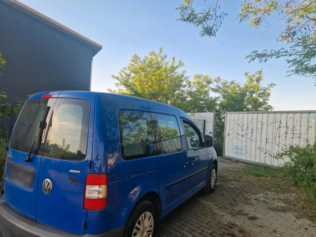 Gebraucht VW Caddy 110 PS (80 kW) 2007 Blau Van / Kleinbus