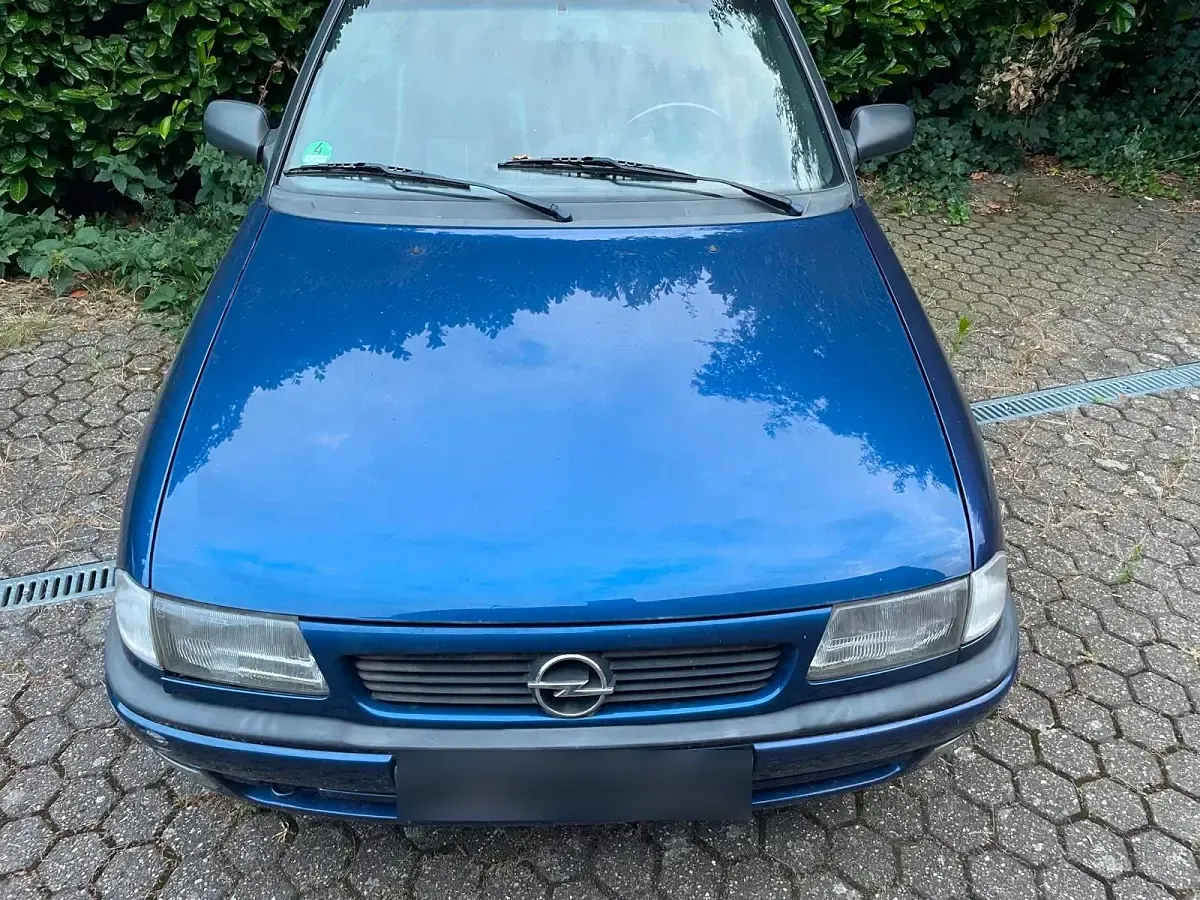 Gebraucht Opel Astra Cabriolet 116 PS (85 kW) 1997 Blau Cabrio