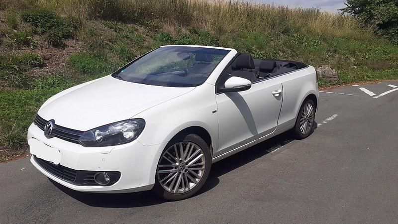 Weiß Gebraucht 2015 VW Golf Cabriolet Cup Cabrio | 10.750 € (Guter Preis) - Bild 1/4