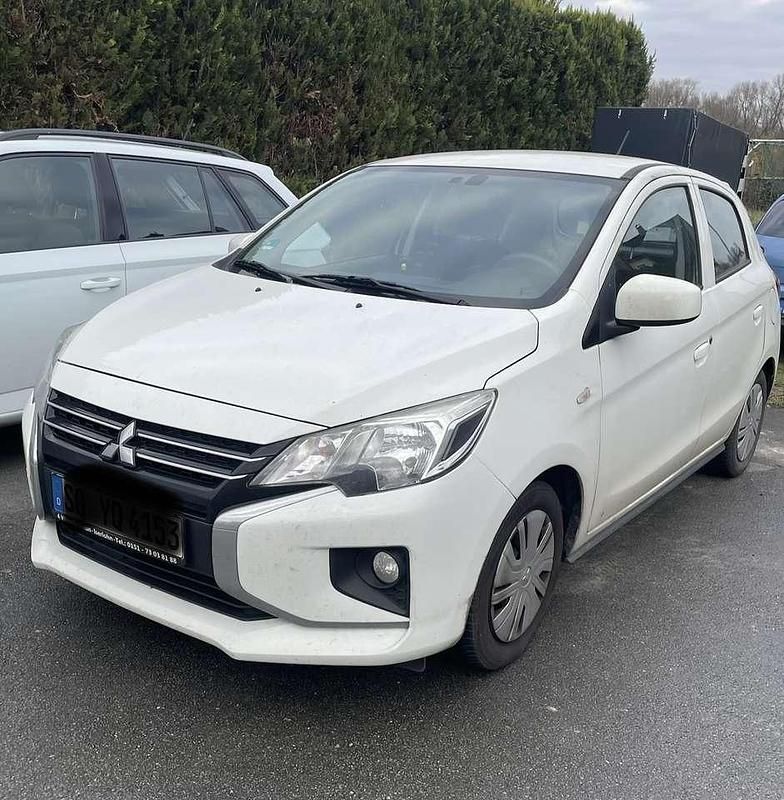 Gebraucht Mitsubishi Space Star 71 PS (52 kW) 2020 Weiß Limousine