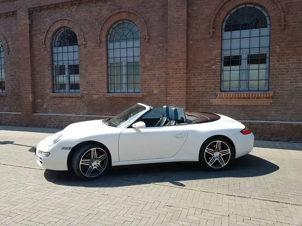 Gebraucht Porsche 911 Carrera 4 Cabriolet 325 PS (239 kW) 2008 Weiß Cabrio