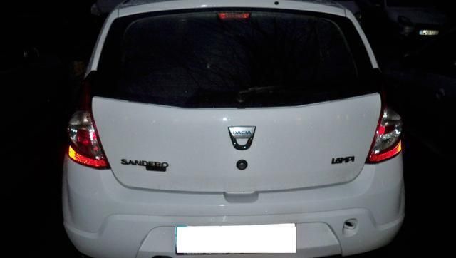 Gebraucht Dacia Sandero Lauréate 87 PS (63 kW) 2009 Weiß Kleinwagen