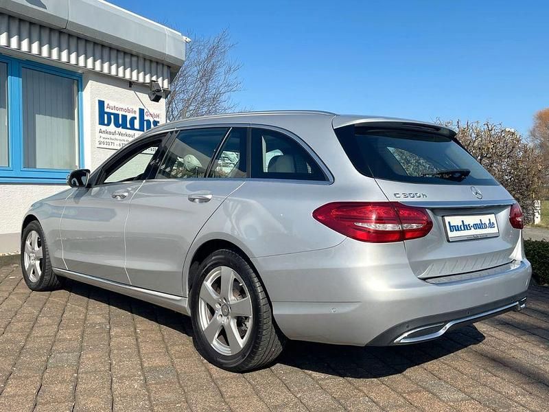 Silber Gebraucht 2015 Mercedes C300e Exclusive Kombi | 15.990 € (Superpreis) - Bild 1/4