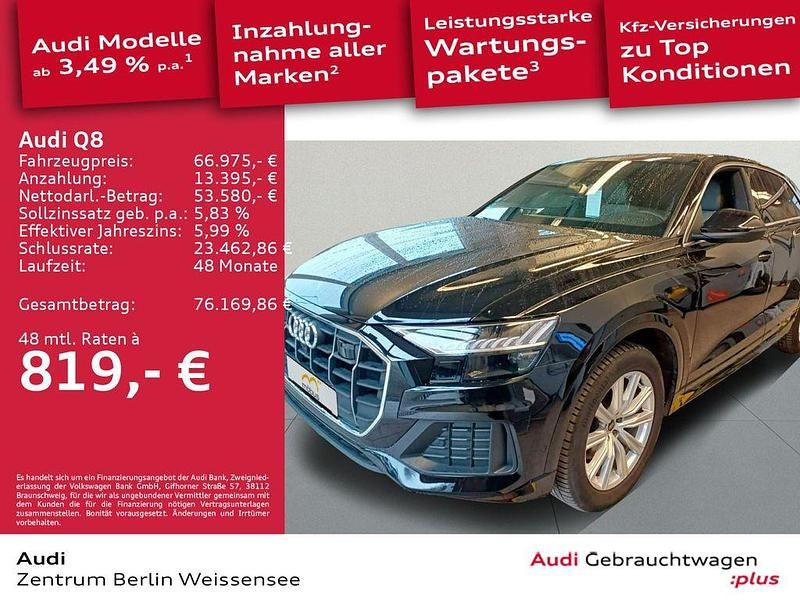 Gebraucht Audi Q8 Ambiente 286 PS (210 kW) 2022 Mythosschwarz metallic SUV