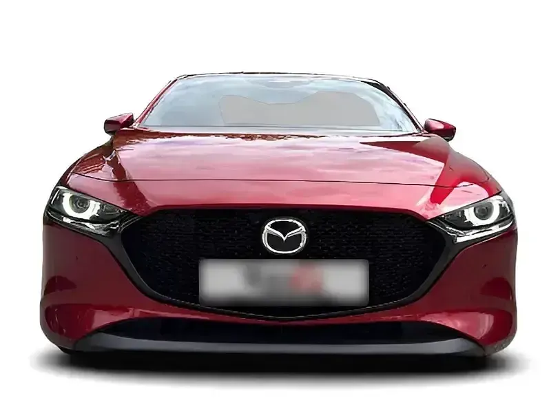 Gebraucht Mazda 3 Exclusive-Line 2023 Rot Limousine
