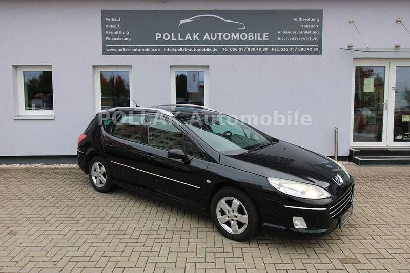 Schwarz Gebraucht 2009 Peugeot 407 Business-Line Limousine | 1.490 € (Guter Preis) - Bild 1/4