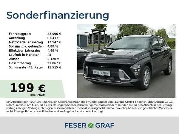 Abyss black Neu 2025 Hyundai Kona SUV | 23.690 € (Guter Preis) - Bild 1/4