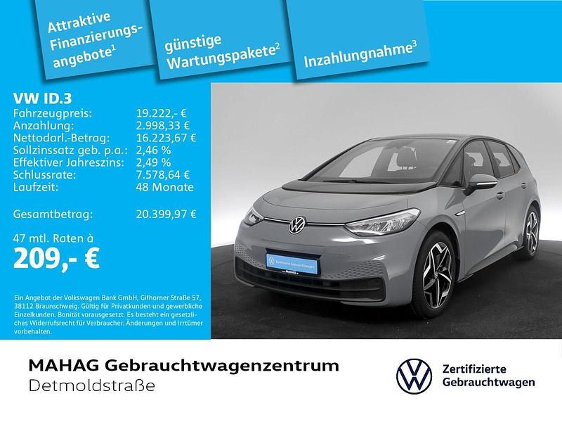 Gebraucht VW ID.3 Pure 110 kW (150 PS) 2022 Grau Kleinwagen